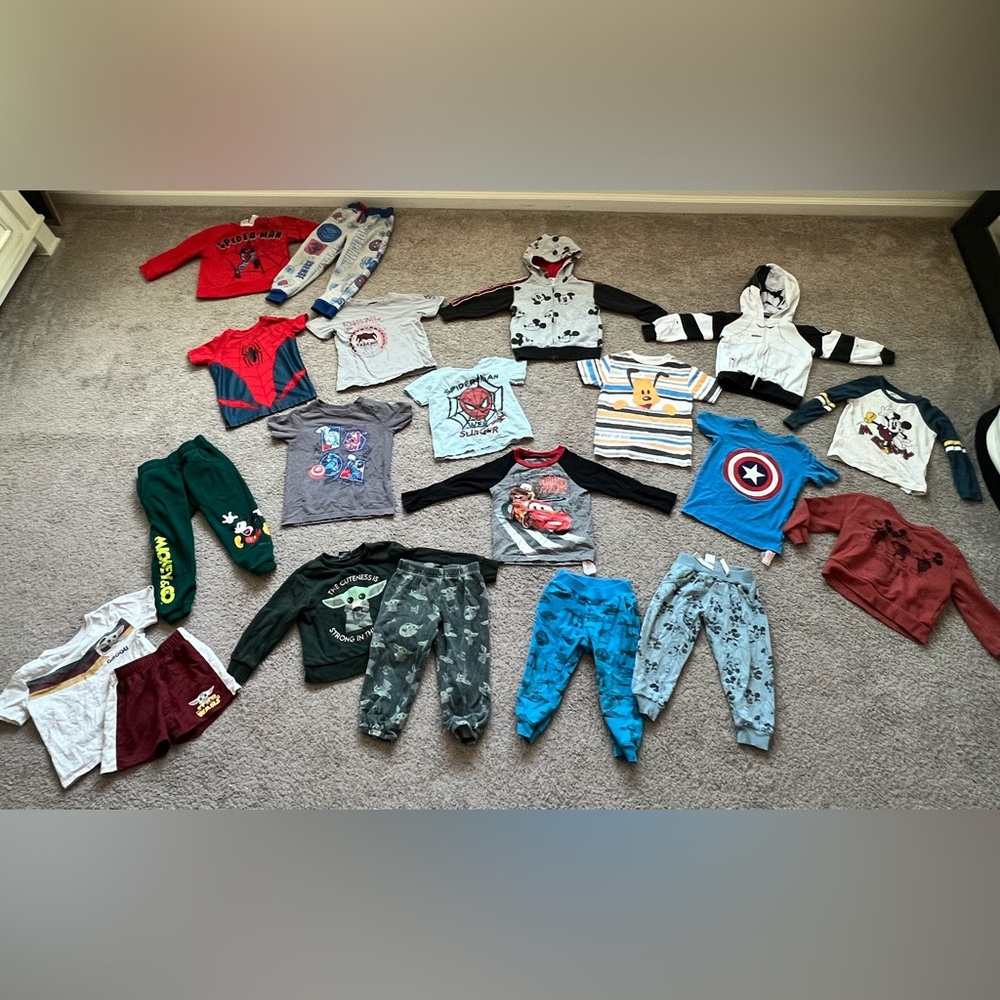 Various Disney Clothing including Disneyland Resort Items  2T / XXS to 4T / S